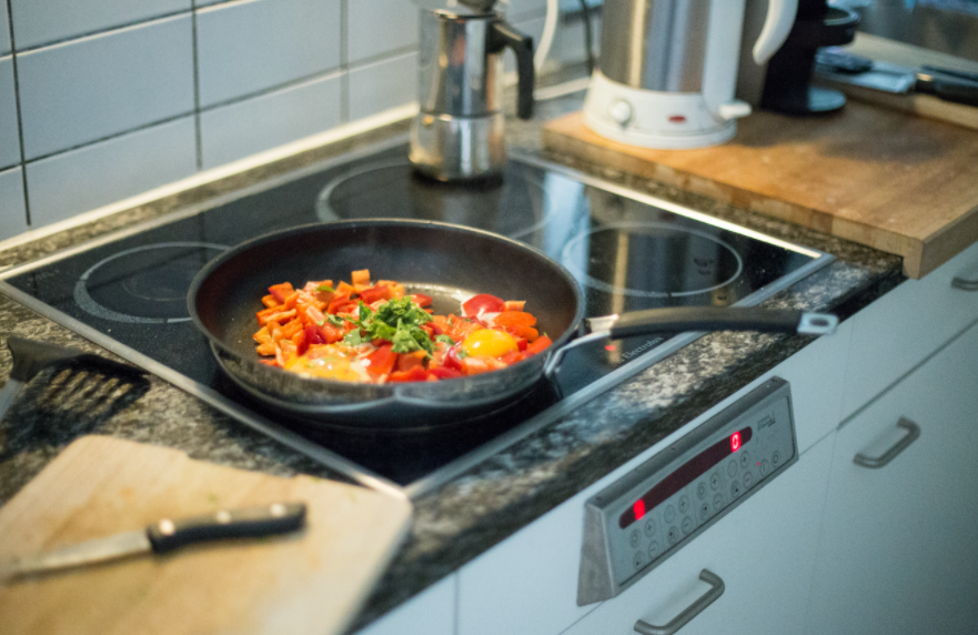cooking a dish